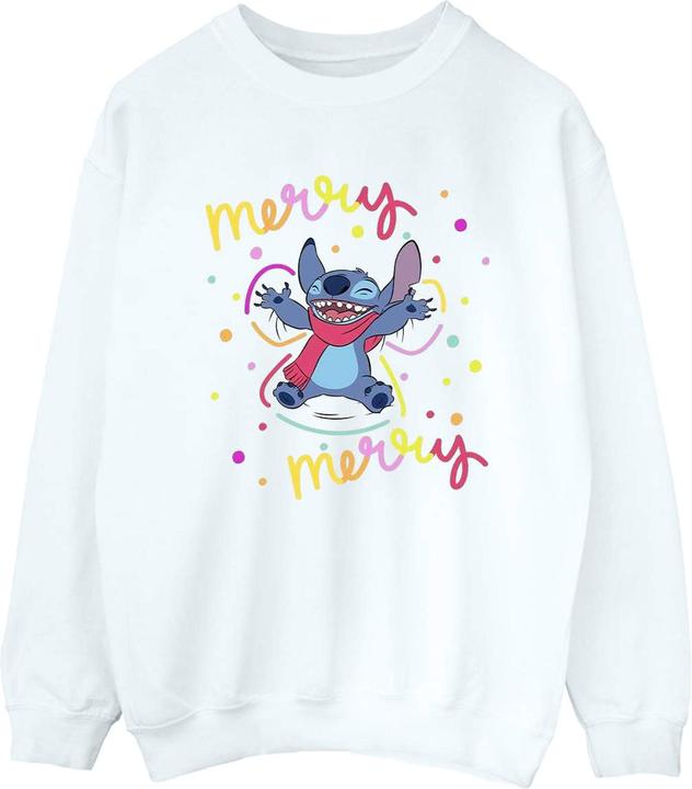 Immagine prodotto Disney Lilo & Stitch Merry Rainbow Felpa Uomo (XL)