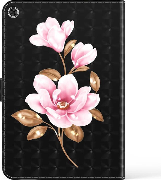 Productafbeelding Cover-Discount Galaxy Tab A8 10.5 - Etui Glitter Effect Lotus Bloesem (Galaxy Tab A8)