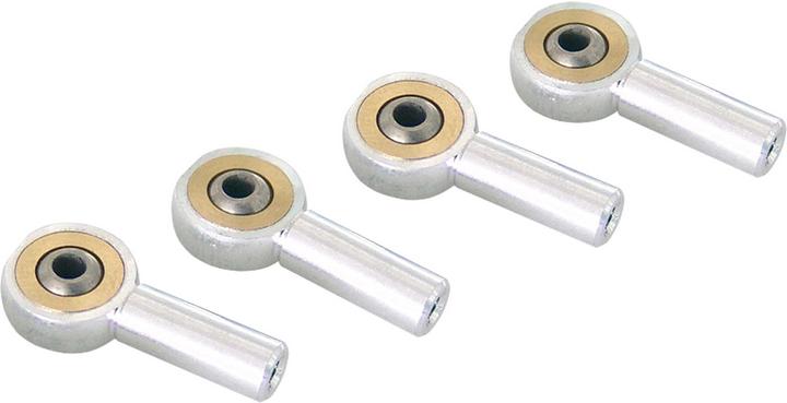 Modellbau Lindinger ball joints m4 aluminium/steel 3,0mm brg. 4pcs.