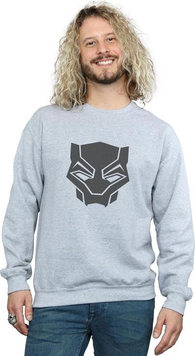 Produktbild Black Panther Schwarz auf Schwarz Baumwolle Sweatshirt (S)