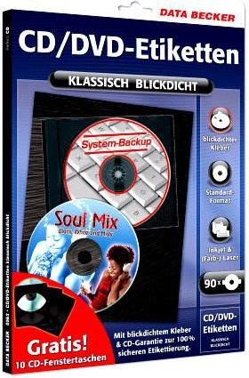 CD Etiketten Klassisch, 90 Stück