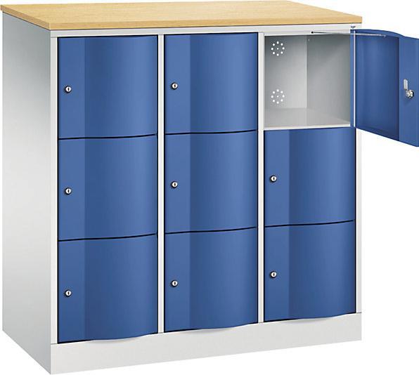 Produktbild C+P 3er-Schliessfachschrank Resisto (115 x 54 x 125.50 cm)