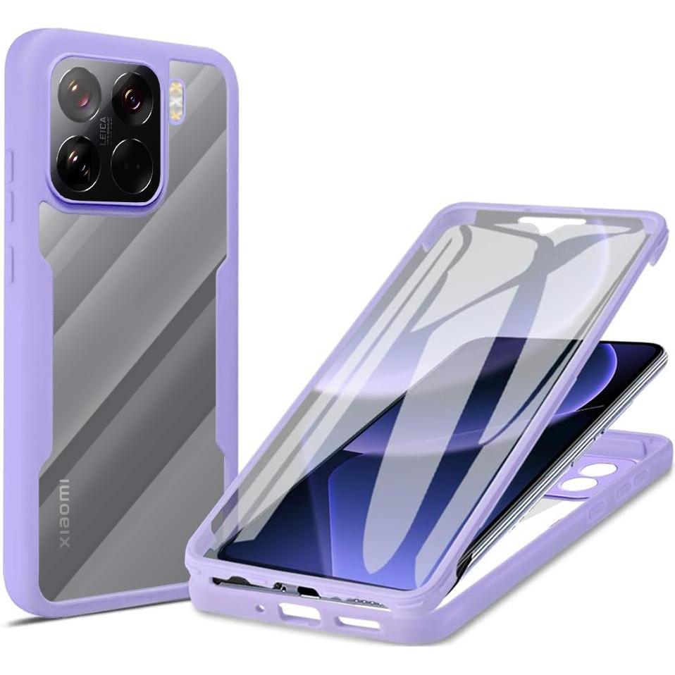 Techsuit - ColorVerse 360 Series + Screen Protector - Xiaomi 15 Pro - Purple (Xiaomi 15 Pro), Cover smartphone, Viola