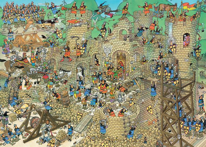 Actual product image Jan van Haasteren - Castle Conflict (1000 pieces) (1119802054) (1000 pieces)
