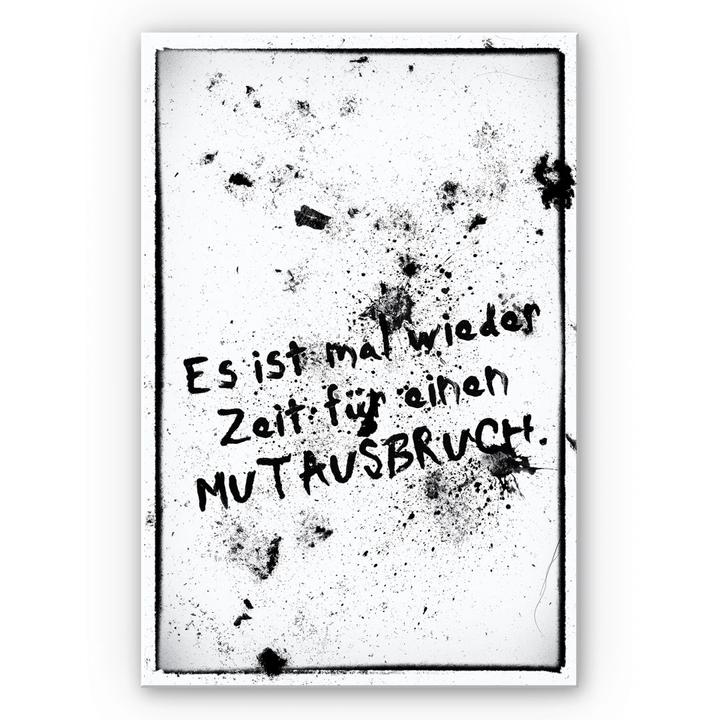 Actual product image Trenddeko It's time again for a burst of courage (30 x 45 cm)