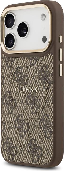 Actual product image Guess - Hardcase 4G Classic MagSafe (GUHMP17LP4MSEGCW) - iPhone 17 Pro - Brown (Apple iPhone 17 Pro)