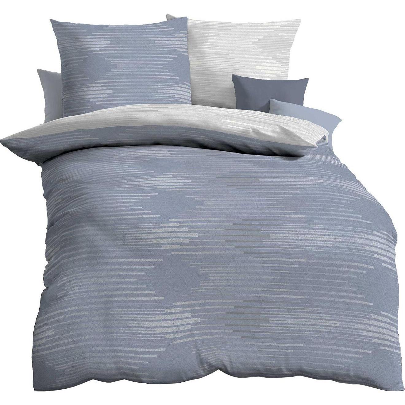 Traumschlaf, Bettwäsche, Ikat (Bettwäsche Set, 80 x 80 cm, 240 x 220 cm)