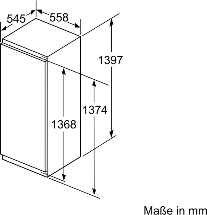 Actual product image Bosch Hausgeräte KIF51AFE0 (220 l)