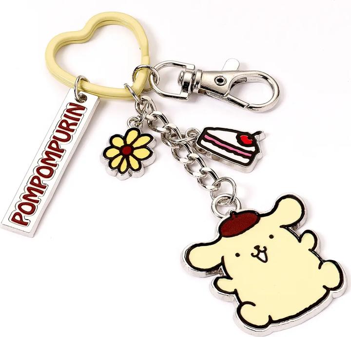 Actual product image Portachiavi Hello Kitty PomPomPurin with Charms