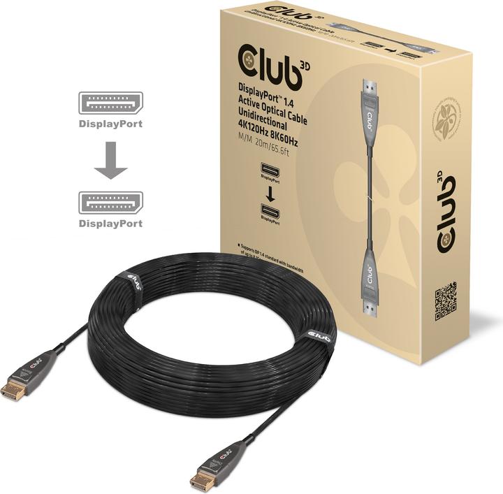 Produktbild Club 3D DisplayPort – DisplayPort (20 m, DisplayPort)