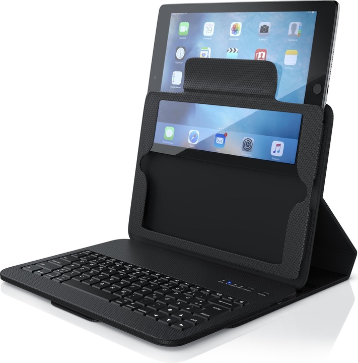 Actual product image Aplic Tablet keyboard, plastic case, function keys, QWERTY Bluetooth, for Apple iPad 9.7 (DE, iPad 2017 (5th gene))