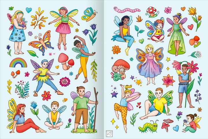 Actual product image My dazzling sticker book - Fantastic fairy world