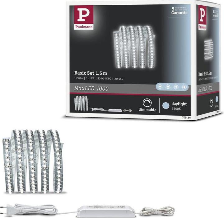 Produktbild Paulmann MaxLED (Tageslicht, 150 cm, Indoor)