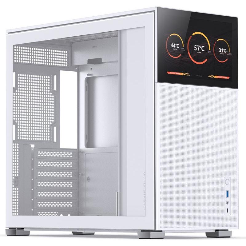 Jonsbo D41 Mesh Screen (ATX, DTX, mATX, Mini-ITX), PC Gehäuse, Weiss