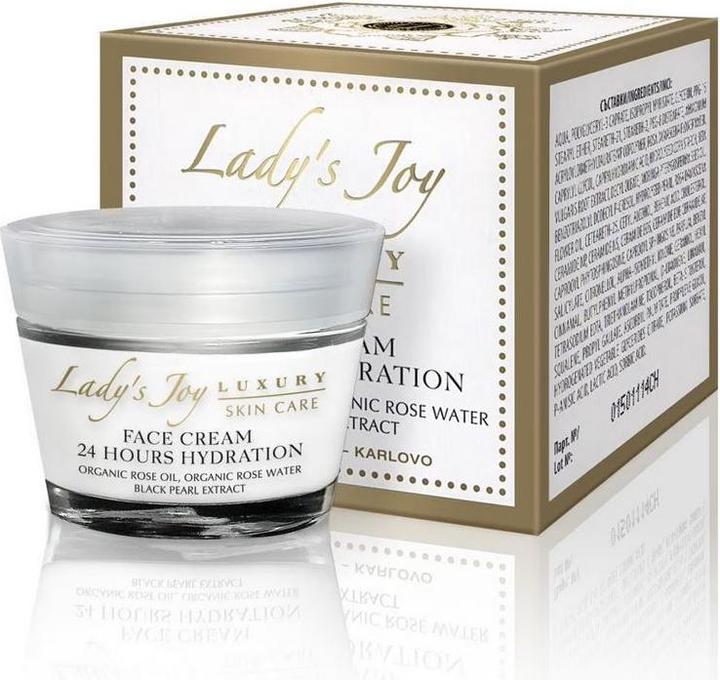 Image du produit Bulgarian Rose Lady's Joy Luxury 24h Face Cream 50ml avec de l'huile de rose bio et de l'eau de rose bio (50 ml, Crème 24h)