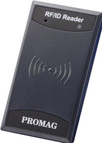 Productafbeelding Promag MF7, RS232 RFID-lezer, 13,56 MHz (ISO14443, MIFARE, DESFire), open kabeleinde, contactloos (tot