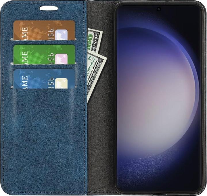 Actual product image Cover-Discount Stand flip case cover blue (Samsung Galaxy S24 Ultra)