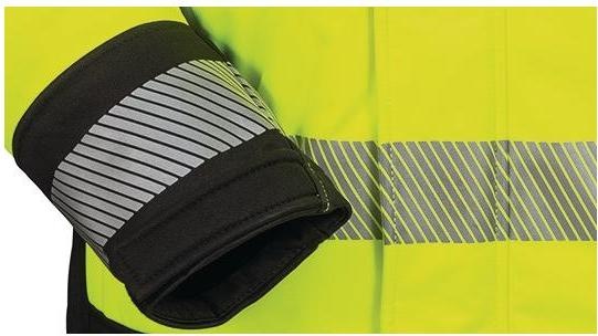 Actual product image Elysee High-visibility softshell jacket Melvin size XL yellow/black (XL)