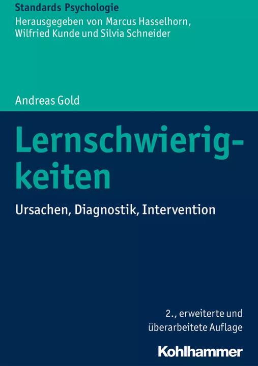 Produktbild Lernschwierigkeiten (Deutsch, Andreas Gold, Marcus Hasselhorn, Silvia Schneider, Wilfried Kunde, 2018)