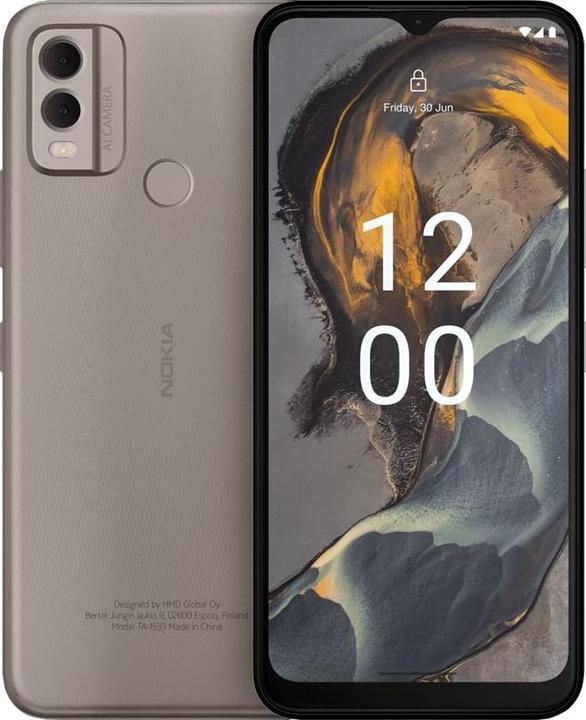 Nokia C22 (64 GB, Sand, 6.50", Dual SIM, 4G)