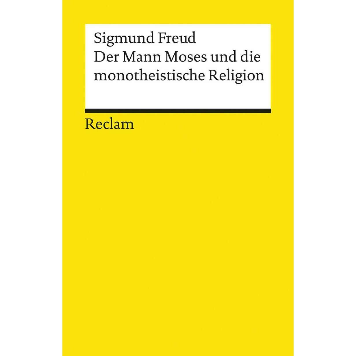 Der Mann Moses und die monotheistische Religion, Fachbücher von Sigmund Freud