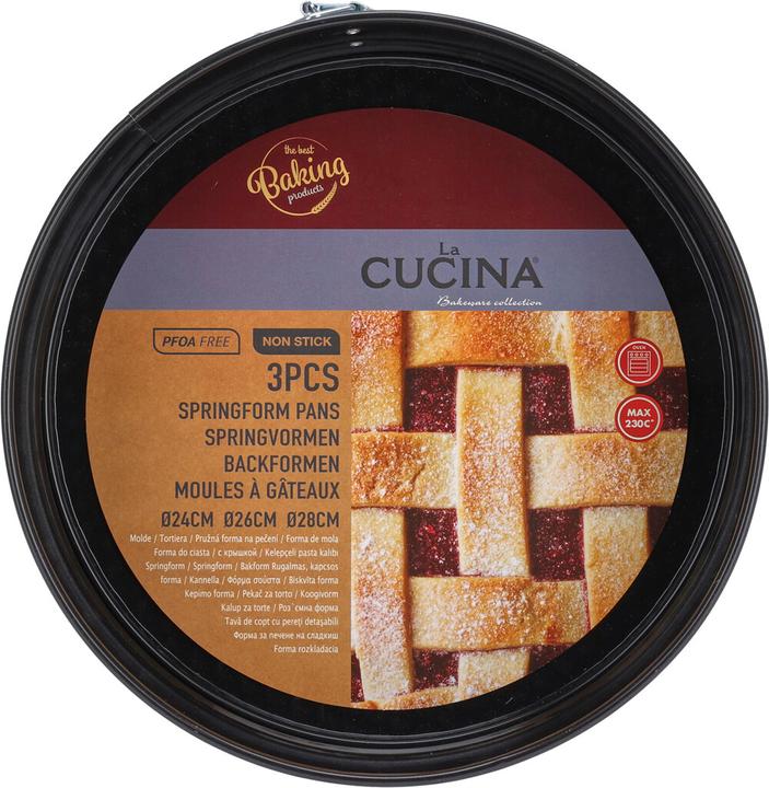 Actual product image La Cucina Springform pan set à 3 pcs. (28 cm)