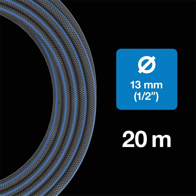 Actual product image Fiskars Watering 13mm hose (1/2") 20m Q4 (20 m, 13 mm)