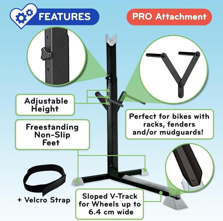 Actual product image Bike Nook 2 x vertikale Veloständer Pro