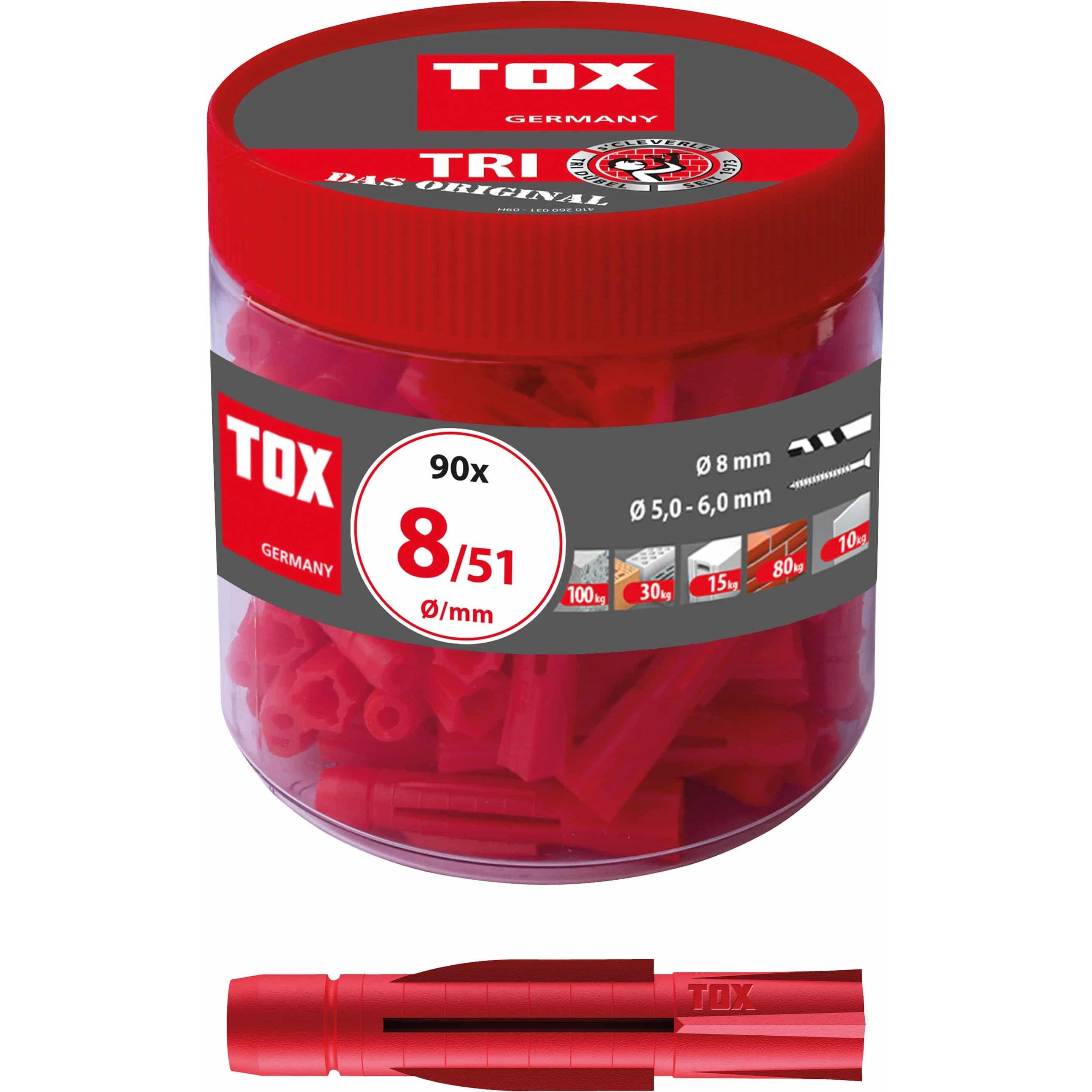 Tox, Dübel, Allzweckdübel Tri (90 Stk.)