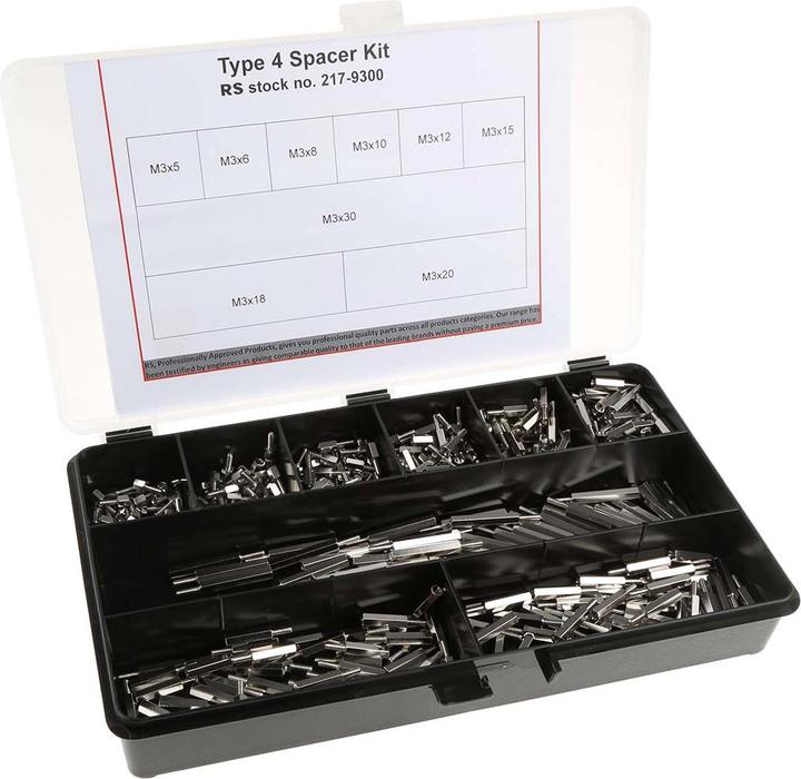 Image du produit RS PRO Kit d'entretoises M3