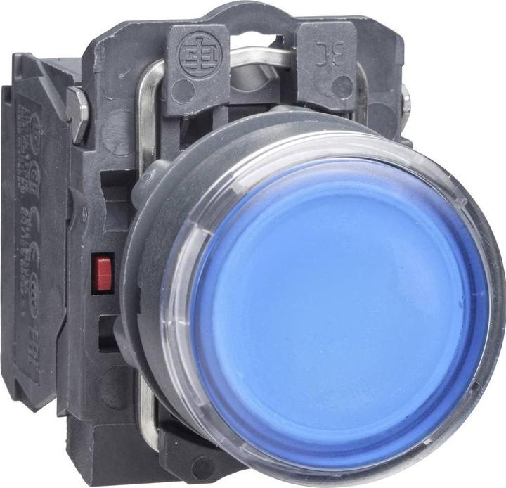 Produktbild Schneider Electric Drucktaste beleuchtet blau