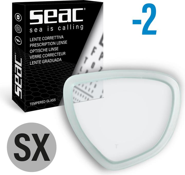 Produktbild Seac Optisches Glas - Links- Eagle (-6, -1, +1, +3, 2)