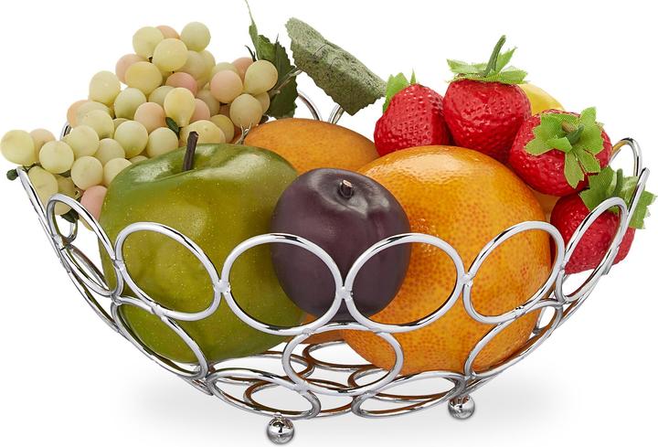Actual product image Relaxdays Fruit bowl (22.5 x 22.5 x 9 cm)