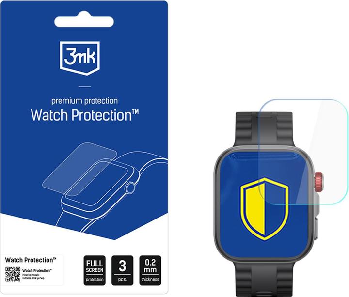 3MK Smartwatch Displayschutzglas Watch Protection FlexibleGlass für Huawei Watch Fit 4 Pro