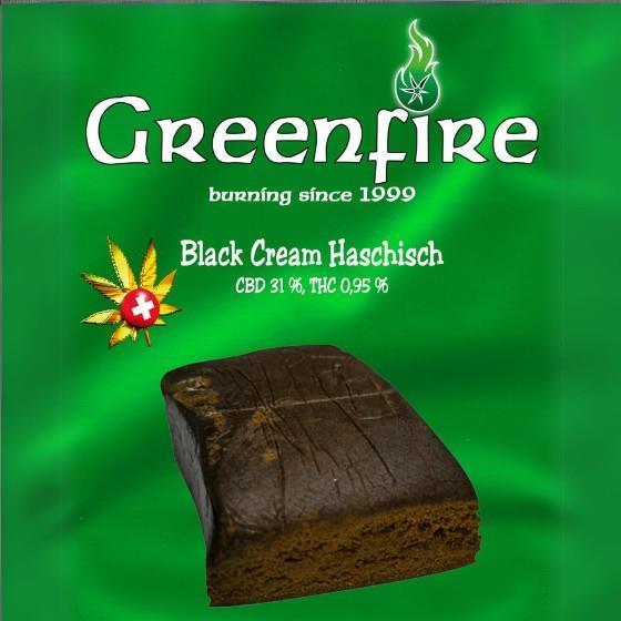 Produktbild Greenfire Black Cream Haschisch 9g (9 g, Indoor)