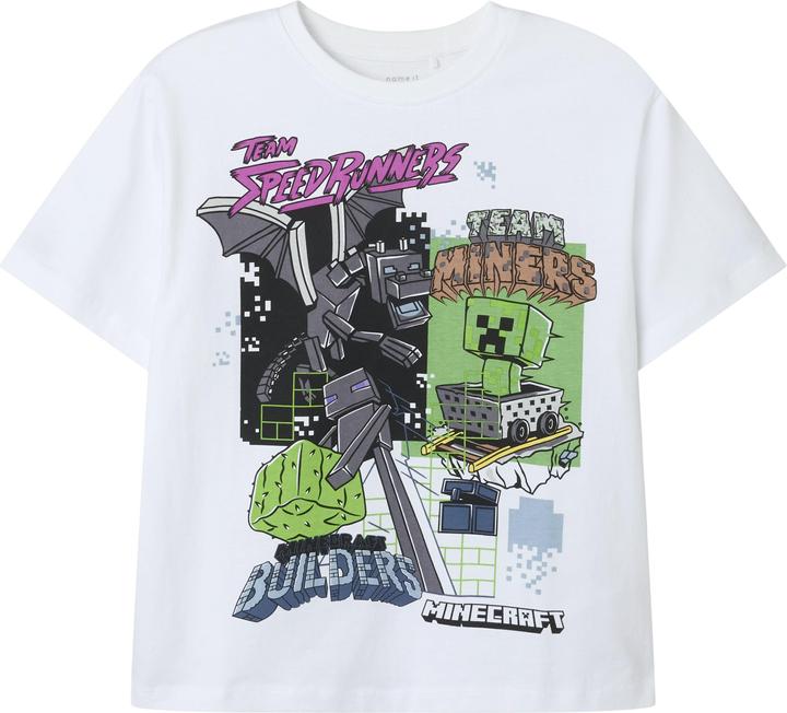 Actual product image Name it Nkmjahi Minecraft Nreg Ss Top Noos Bfu (146, 152)