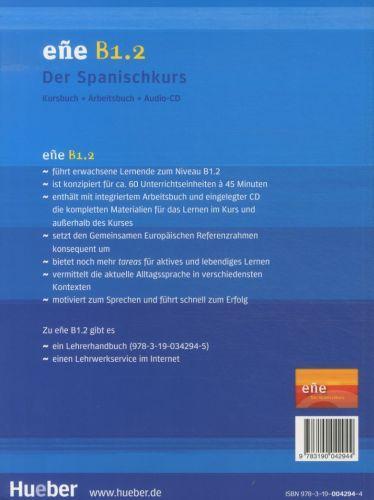 Produktbild eñe B1.2. Kursbuch + Arbeitsbuch + Audio-CD (Deutsch, Alexis Soto Ferrera, Cristóbal González Salgado, Esther Douterelo Fernández, Luz Emilia Minera Reyna, Marina Hernández Zárate, 2013)