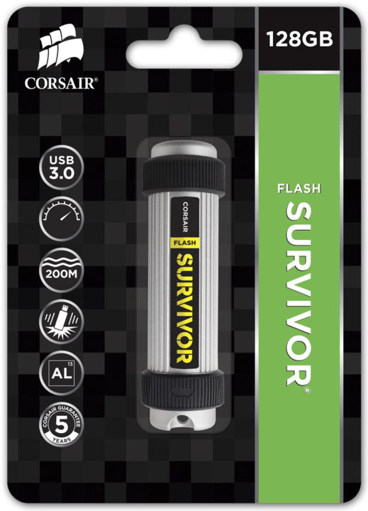 Corsair Sopravvissuto (128 GB, USB-A, USB 3.0)