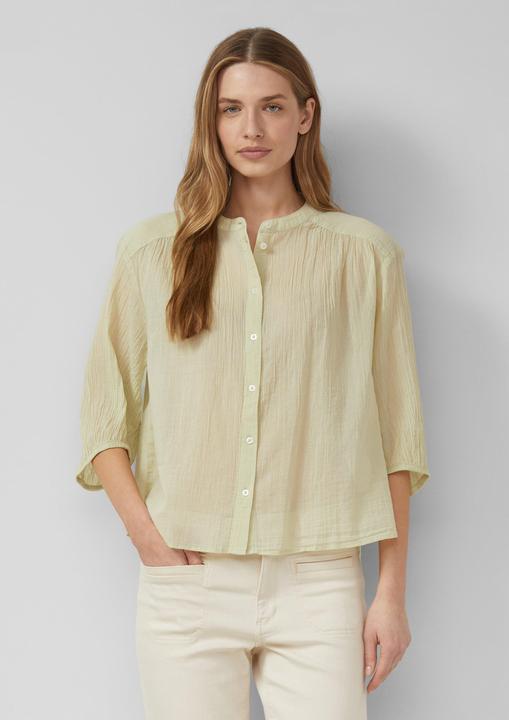 Immagine prodotto s.Oliver Leichte Baumwollbluse mit 3/4-Ärmeln und Struktur (46)