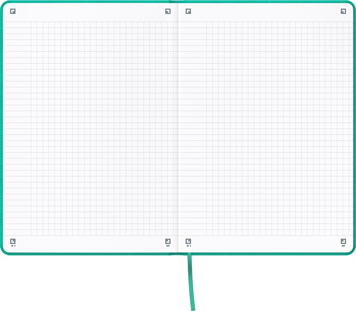 Actual product image Oxford Notebook "Signature", A5 (A5, Checked, Hardcover)