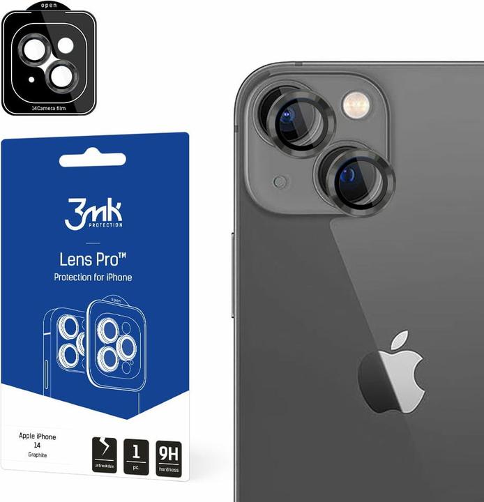 Image du produit 3MK iPhone 14 - Lens Protection Pro Graphite (1 pcs, Apple iPhone 14)