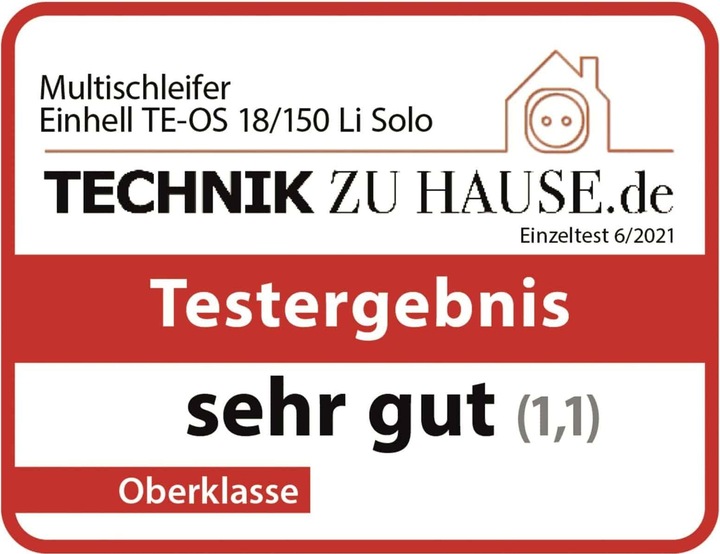 Nutritional values and ingredients Einhell TE-OS 18/150 Li Solo (Multi sanders)