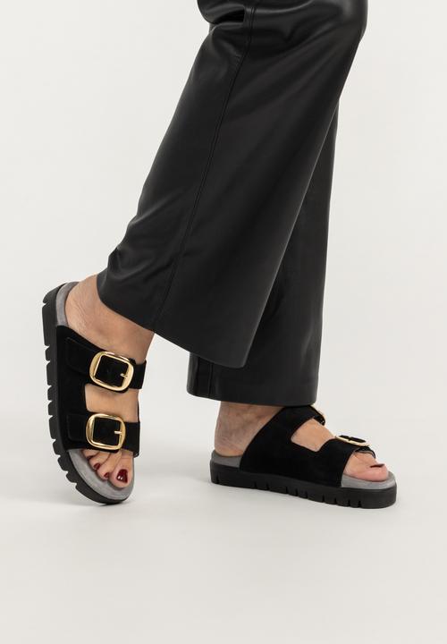 Actual product image Vitaform Pantolette Veloursleder Soft (43)