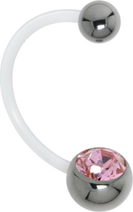 Bright pink, Silver, Transparent