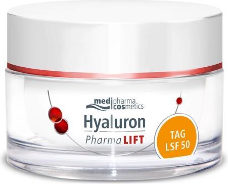 Actual product image Medipharma cosmetics Hyaluron Pharma Lift Day SPF 50 Cream, 50 ml Cream (50 ml, Day cream, SPF 50)