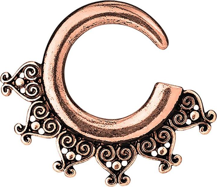 Immagine prodotto Star Piercing Spirale a espansione conica in bronzo con cuori (senza ottone, Acciaio chirurgico 316L)