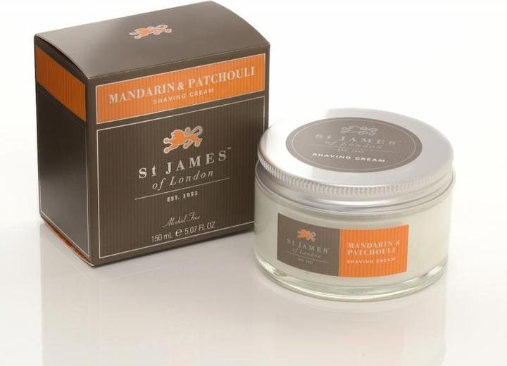 Actual product image St. James of London Shaving Cream Mandarin & Patchouli (150 ml, Shaving cream)