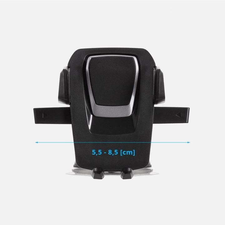 Actual product image Hurtel Telescopic Car Mount Phone Holder Dashboard or Windshield for black