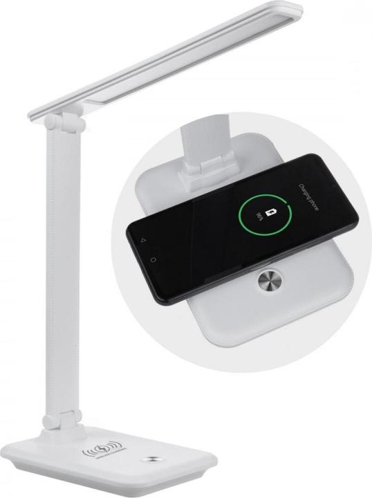 Produktbild Maclean LED-Schreibtischlampe 9W Qi-Ladegerät MCE616W (450 lm)
