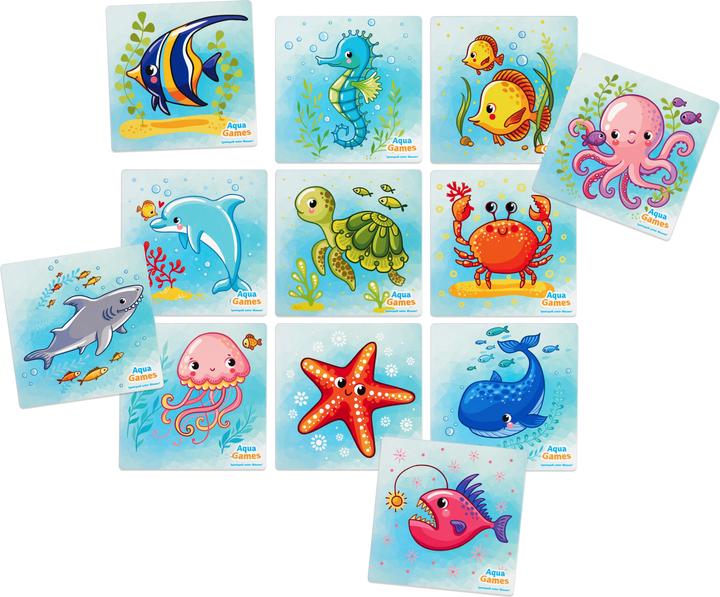 Produktbild Sport-Thieme Unterwasser-Spiel Memo (24 Teile)